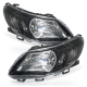 Juego de Faros Principal Negros Auto Magic para Gol G5, Saveiro