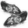 Juego de Faros Principales Negros de 2 Focos Auto Magic para Gol G5