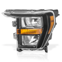 Faro Principal Izquierdo Negro con Focos Auto Magic para F150 Lobo