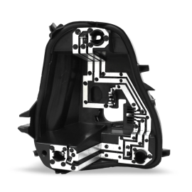 Placa Porta Focos de Calavera Derecha Auto Magic para Vento