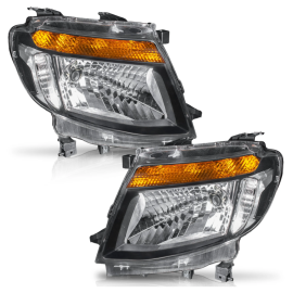 Juego de Faros Principal Negros Auto Magic para Ranger