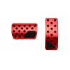 Kit de 2 Pedales Antideslizantes Rojos para Jeep y Dodge