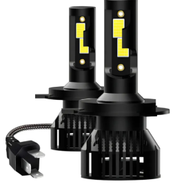 Par de Focos H4 con 2 Caras Led de 11000 Lúmenes