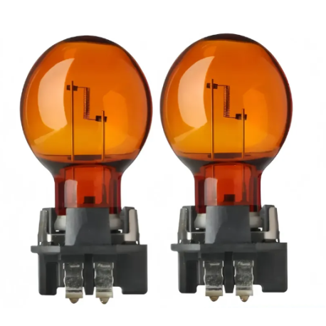 Par de Focos PWY24W Ambar de Direccionales para Golf A7