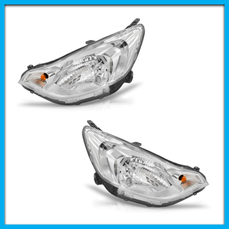 Juego de 2 Faros Principales para Aveo Auto Magic Manuales