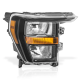 Faro Principal Derecho Negro con Focos Auto Magic para F150 Lobo