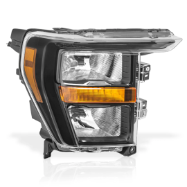 Faro Principal Derecho Negro con Focos Auto Magic para F150 Lobo