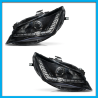 Juego de 2 Faros Principales para Ibiza FR MK5 Auto Magic Full LED