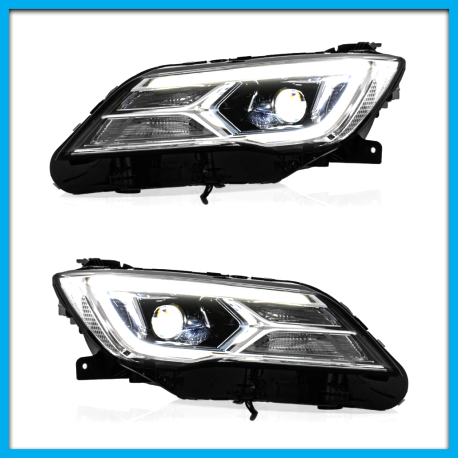 Juego de 2 Faros Principales para MG5 Auto Magic con Luz LED y Luz de Día
