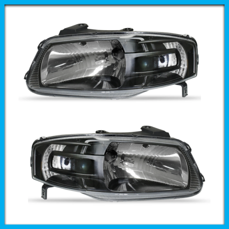 Juego de 2 Faros Principales para Pointer G4 Auto Magic Negros
