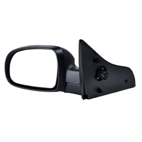 Espejo Lateral Izquierdo Negro Corrugado con Palanca de Ajuste Manual para Chevy C3