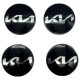 Juego de 4 Tapones Centrales de Rin con Emblema Kia para K3, K4