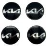 Juego de 4 Tapones Centrales de Rin con Emblema Kia para K3, K4