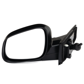 Espejo Lateral Izquierdo Corrugado con Palanca de Ajuste Manual para Spark Classic, Beat Sedán y Hatchback