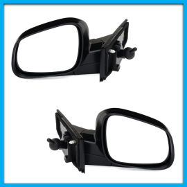 Juego de 2 Espejos Laterales para Spark Classic, Beat Sedán y Hatchback Corrugados con Palanca de Ajuste Manual