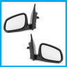 Juego de 2 Espejos Laterales para Spark Corrugados con Palanca de Ajuste Manual