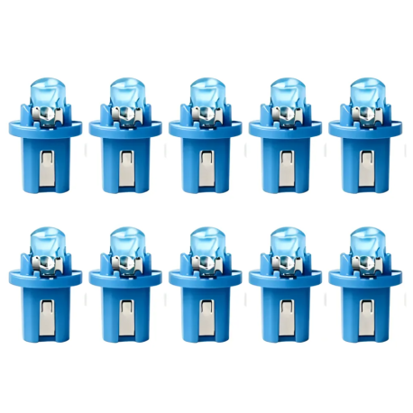 Kit de 10 Focos de Led T5 Azul para Tablero