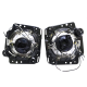 Par de Faros Principales Lisos con Ojo de Ángel Auto Magic para Golf A2