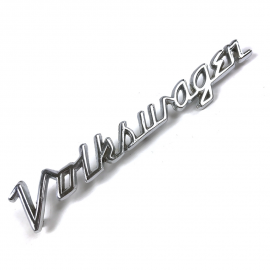 Letrero Metálico VOLKSWAGEN Estilo Cursiva para VW Sedan