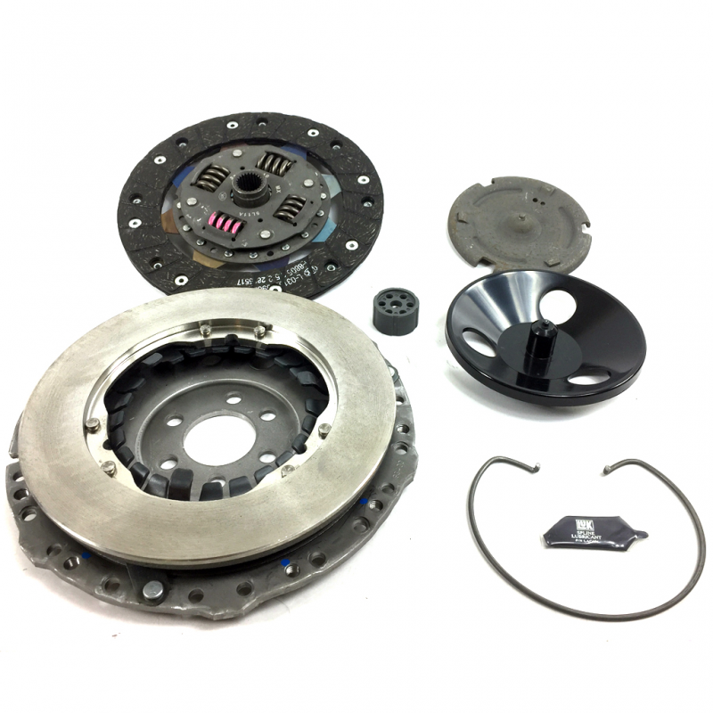 Clutch Completo con Collarín LUK para Golf A3, Jetta A3, Derby 6KV, Motor 1.8L Refaccionaria Mario