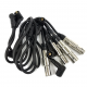 Juego de 6 Cables de Bujías de Motor 5 Cilindros Beru para Eurovan