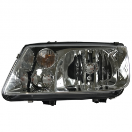 Faro Principal Izquierdo con Fondo Cromado Hella para Jetta A4