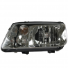 Faro Principal Izquierdo con Fondo Cromado Hella para Jetta A4