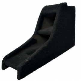 Consola Central de Madera con Forro de Alfombra Negra para VW Sedán