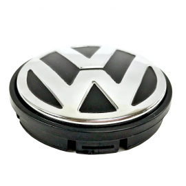 Tapón Central de Rin de Aluminio con Emblema VW Original para Golf A4, Jetta A4, New Beetle, Derby, Pointer, Polo 9N, Vento