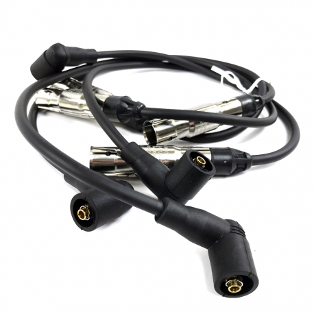 Juego de 4 Cables Conectores de Bujías Línea Gris Beru para Polo, Lupo, Gol, Saveiro, CrossFox