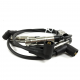 Juego de 4 Cables Conectores de Bujías Línea Gris Beru para Polo, Lupo, Gol, Saveiro, CrossFox