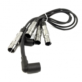 Juego de Cables Conectores de Bujías Kem Diseño Original para Polo, Lupo, Gol, Saveiro, Ibiza Mk3, Córdoba Mk2