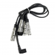 Juego de Cables Conectores de Bujías BERU Línea Azul para Polo, Lupo, Gol, Saveiro, Ibiza Mk3, Córdoba Mk2