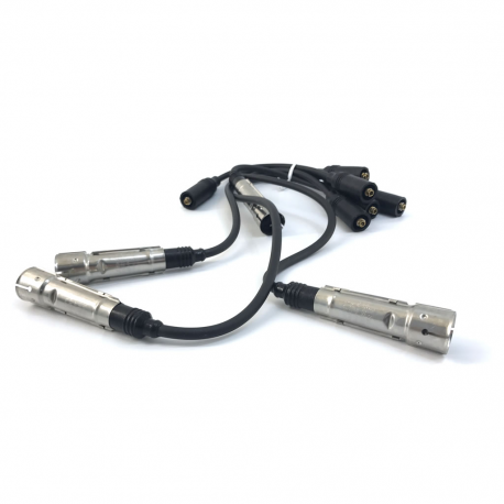 Juego de 5 Cables de Bujía de Motor con Distribuidor Beru Gris para Pointer G2, G3
