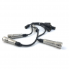 Juego de 5 Cables de Bujía de Motor con Distribuidor Beru Gris para Pointer G2, G3