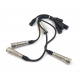 Juego de 5 Cables de Bujía de Motor con Distribuidor Beru Gris para Pointer G2, G3