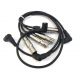 Cables de Bujía de Motor sin Distribuidor Beru Gris para Pointer G4
