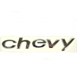 Letrero Cromado Adherible de Puerta Trasera para Chevy C2