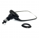 Espejo Lateral Derecho Metálico Negro para VW Sedán 1500, 1600, 1600i