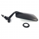 Espejo Lateral Izquierdo Metálico Negro para VW Sedán 1500, 1600, 1600i