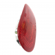 Cuarto Ovalado de Facia Trasera Lado Izquierdo Color Rojo Original para New Beetle