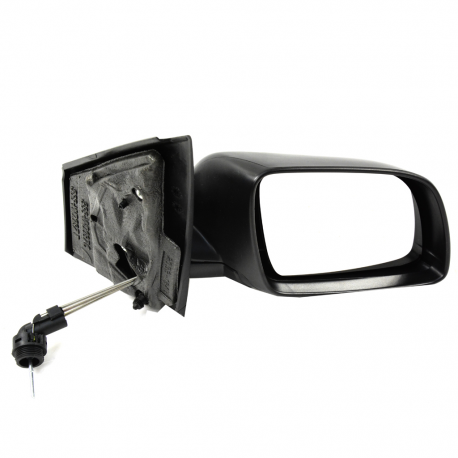 Espejo Lateral Derecho Poroso Negro con Ajuste Manual Isaka para Polo 9N