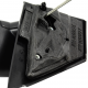 Espejo Lateral Derecho Poroso Negro con Ajuste Manual Isaka para Polo 9N