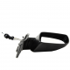 Espejo Lateral Izquierdo Poroso Negro con Ajuste Manual Isaka para Polo 9N