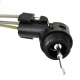 Espejo Lateral Izquierdo Poroso Negro con Ajuste Manual Isaka para Polo 9N