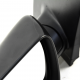 Espejo Lateral Izquierdo Poroso Negro con Ajuste Manual Isaka para Polo 9N