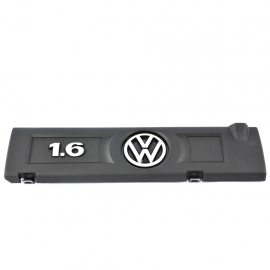 Tapa del Motor Superior con Emblema VW 1.6 Original para Vento 1.6, Polo 1.6