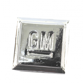 Letrero de cuadro Grande con el emblema GM adherible de salpicadera