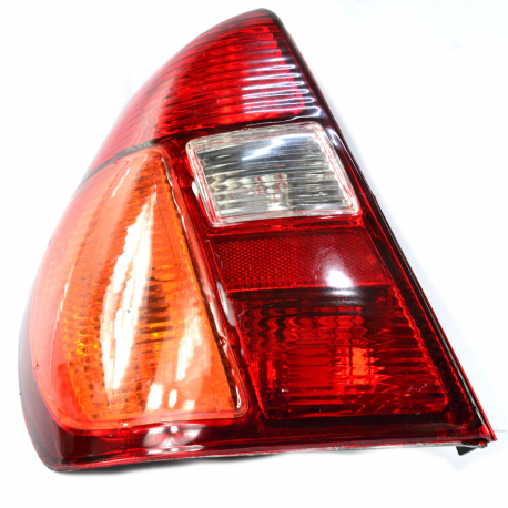 Calavera Izquierda Acrílica con Direccional Ámbar Mirsa para Platina