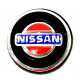 Juego de 4 Tapones Centrales con Emblema de Nissan para Rines de Aluminio
